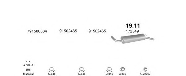 POLMO POLMO07293 Exhaust System